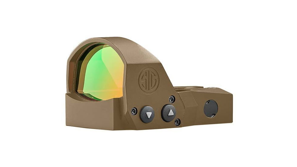 Sig Romeo 1Pro 1x30mm Red Dot Sight, 6 MOA Dot Reticle, Aircraft Grade Aluminum, Flat Dark Earth, SOR1P103