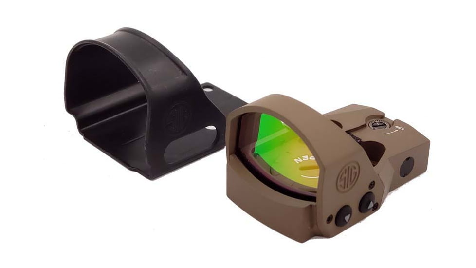 Sig Romeo 1Pro 1x30mm Red Dot Sight, 6 MOA Dot Reticle, Aircraft Grade Aluminum, Flat Dark Earth, SOR1P103