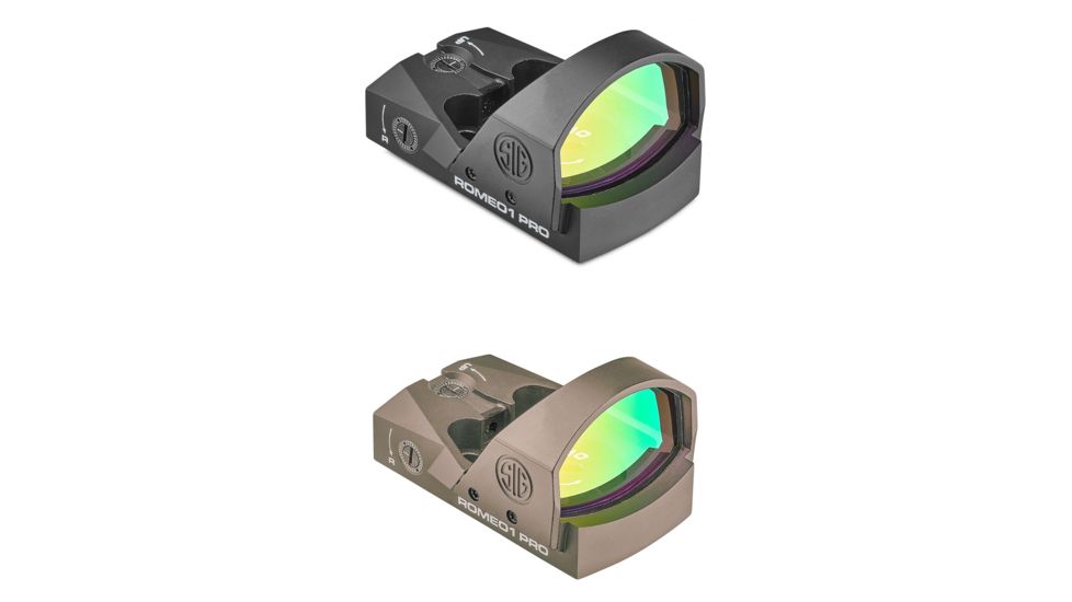Sig Sauer Romeo1Pro 1x30mm Red Dot Sight, Black, Flat Dark Earth