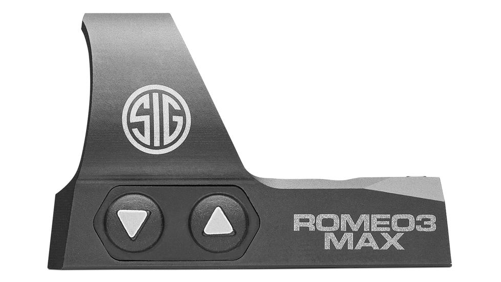 Sig Romeo 3MAX 1x30mm Red Dot Sight, 3 MOA Dot Reticle, Aircraft Grade Aluminum, Black, SOR31003