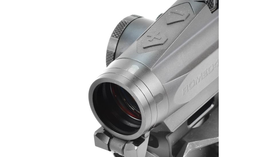 SIG SAUER Romeo4H Red Dot Sight, Ballistic Circle Dot, Qr Mount, Juliet4 4x Magnifier, Black, Medium, SORJ43111