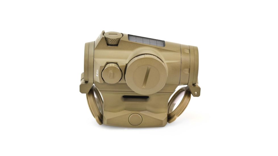 SIG SAUER Romeo4T Red Dot Sight, Ballistic Circle Dot, Solar, 0.5 MOA Adjustable, Side Battery, Hex Bolt Mount, Spacer, Flat Dark Earth, Medium, SOR43131