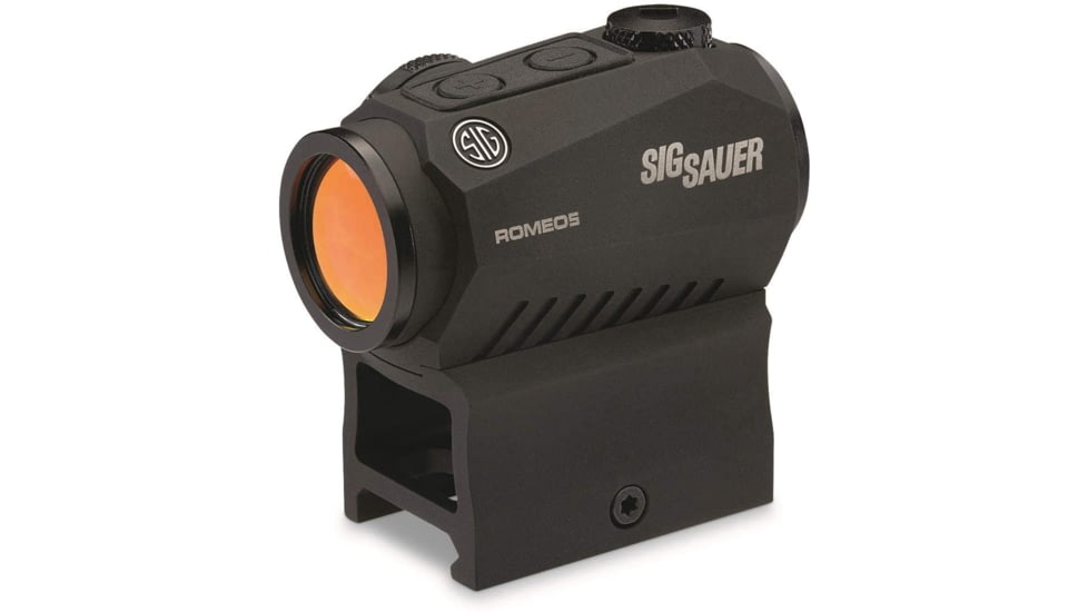 USED SIG SAUER Romeo5 1x20mm Compact Red Dot Sight Optimized for TREAD, 2 MOA Red Dot, 0.5 MOA ADJ, M1913, TREAD LOGO, Black, SOR52010, EDEMO3