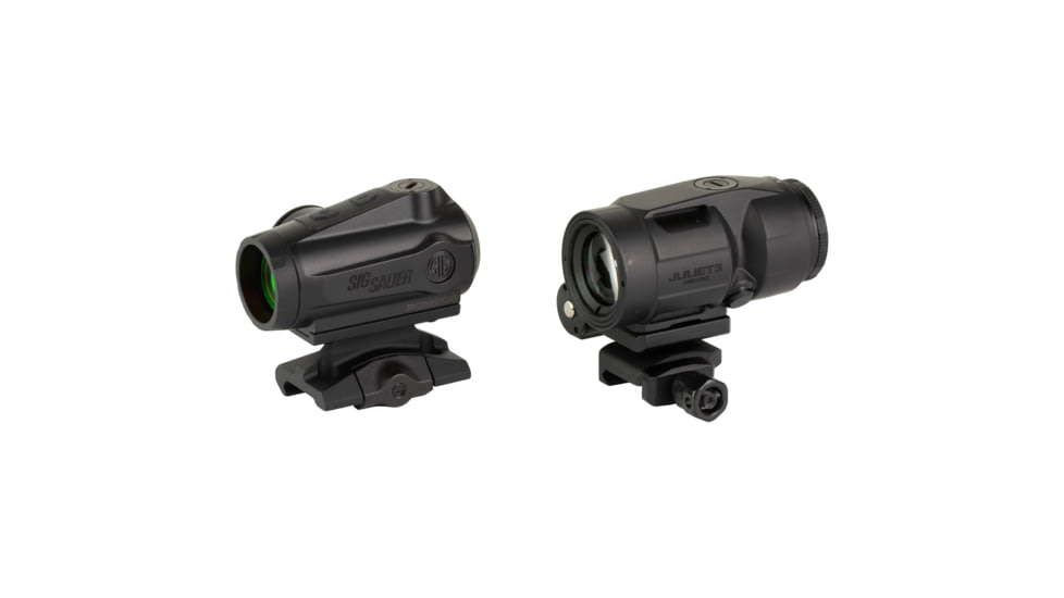 SIG SAUER ROMEO5 Gen 2 1x20mm Reflex Red Dot Sight and JULIET3 Micro 3x22mm Magnifier Combo Kit, Black, SORJ5101