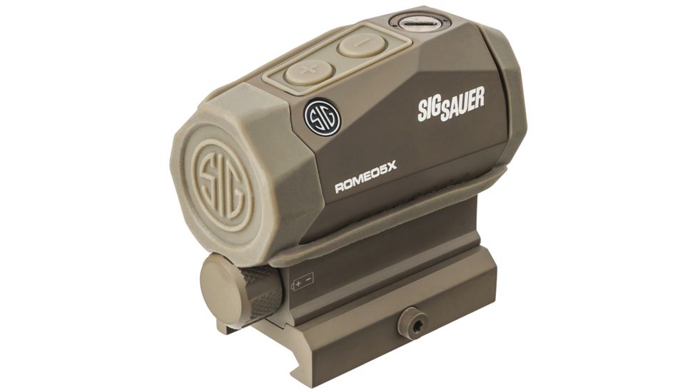 SIG SAUER OPMOD Romeo5 X 1x20mm Compact Red Dot Sight, 2 MOA Dot Reticle, Flat Dark Earth SOR52111
