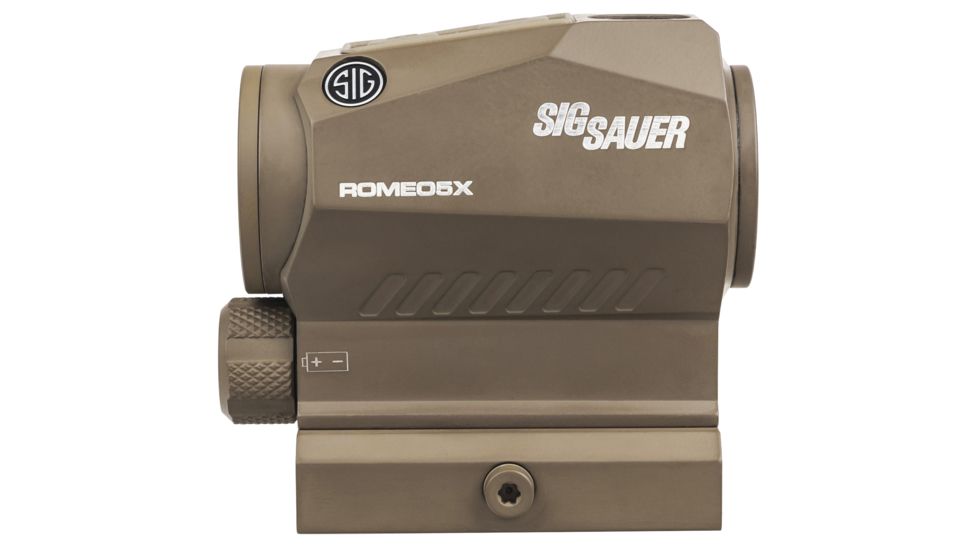 SIG SAUER OPMOD Romeo5 X 1x20mm Compact Red Dot Sight, 2 MOA Dot Reticle, Flat Dark Earth SOR52111