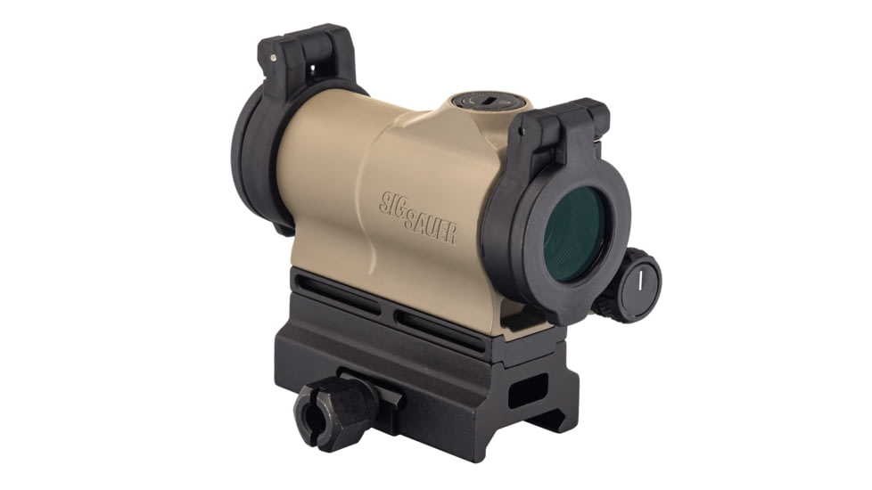 SIG SAUER OPMOD ROMEO7S Compact Red Dot Sight, 1x22mm, 2 MOA Red Dot, 0.5 MOA Adj, M1913, FDE, SOR75021