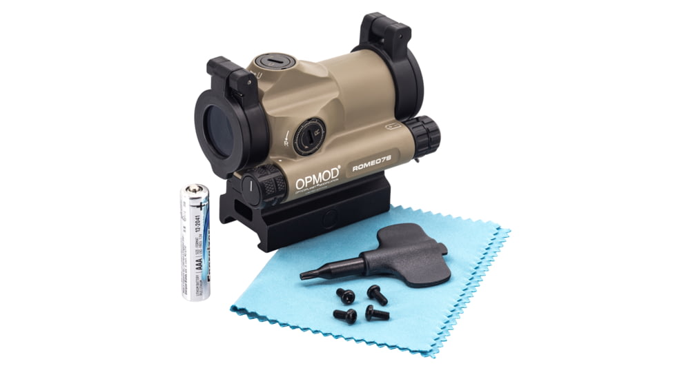 SIG SAUER OPMOD ROMEO7S Compact Red Dot Sight, 1x22mm, 2 MOA Red Dot, 0.5 MOA Adj, M1913, FDE, SOR75021