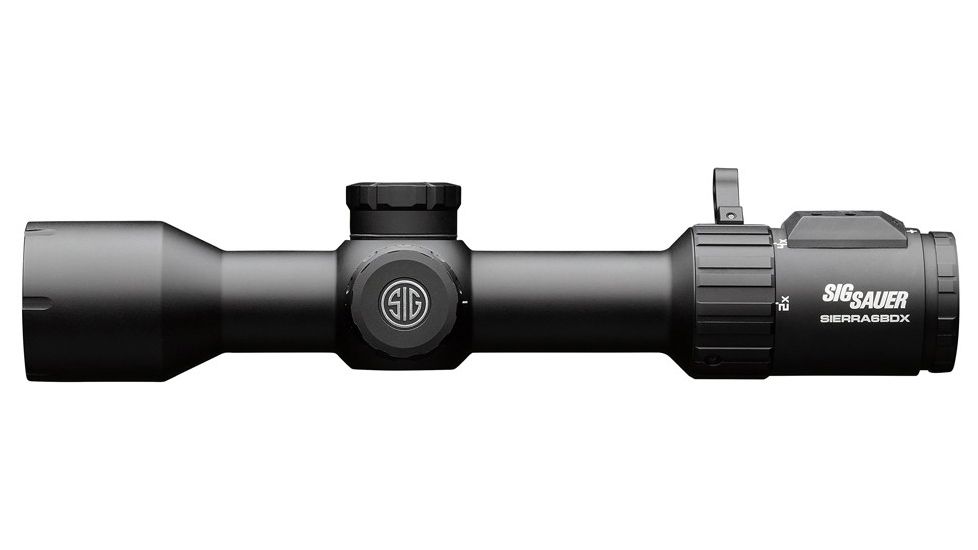 SIG SAUER Sierra6BDX 2-12x40mm Rifle Scope 30mm Tube, Second Focal Plane, Black, BDX-R2 Digital Reticle, MOA, SOSBDX62111