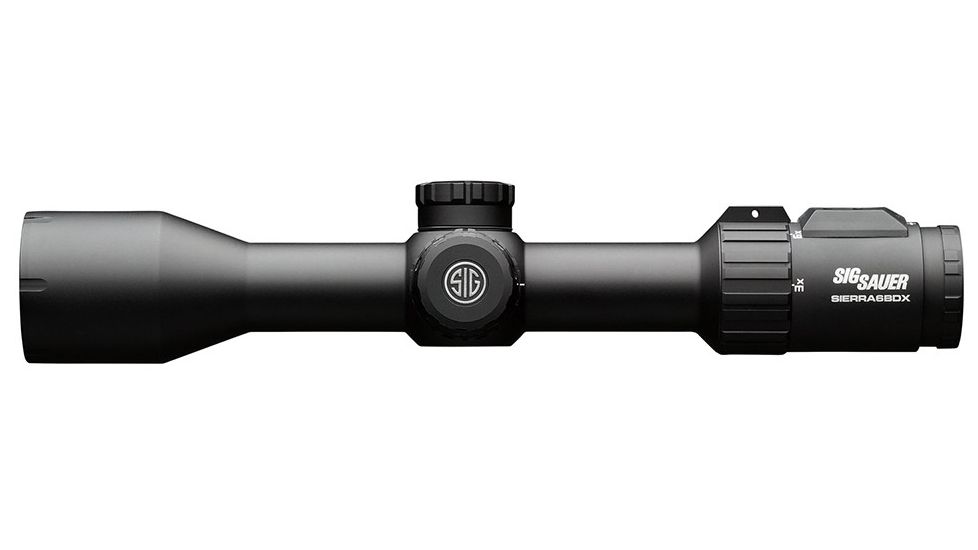 SIG SAUER Sierra6BDX 3-18x44mm Rifle Scope 30mm Tube Second Focal Plane, Black, BDX-R2 Digital Reticle, MOA, SOSBDX63111