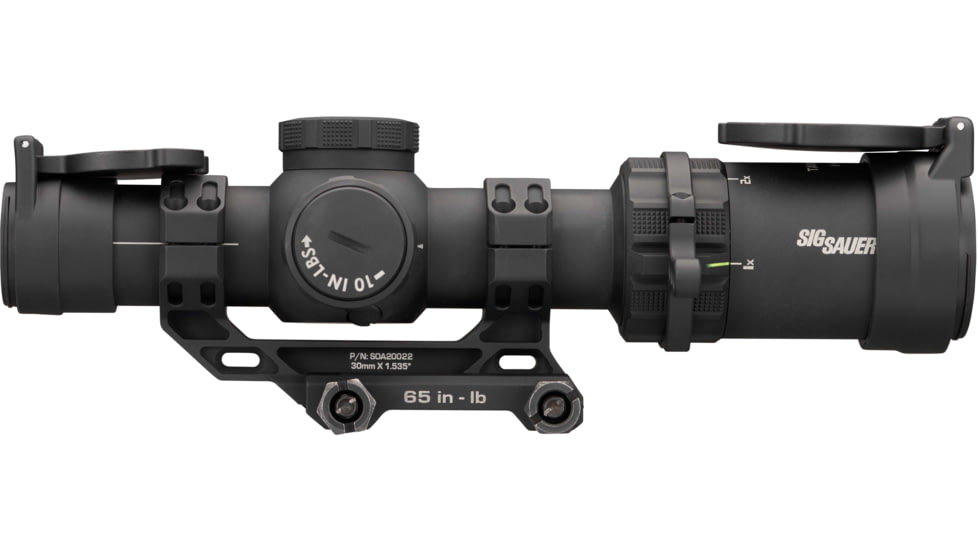 SIG SAUER TANGO-MSR Compact 1-10x24mm LPVO 30mm Tube Rifle Scope, Second Focal Plane, Illuminated MSR BDC-10 Reticle, Black, SOTMC11000