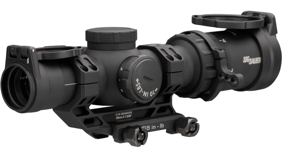 SIG SAUER TANGO-MSR Compact 1-10x24mm LPVO 30mm Tube Rifle Scope, Second Focal Plane, Illuminated MSR BDC-10 Reticle, Black, SOTMC11000