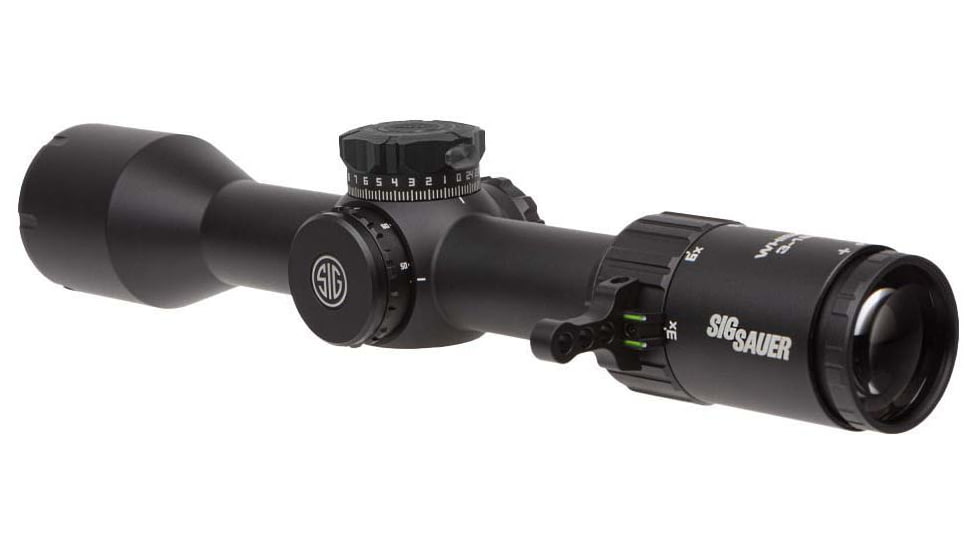 SIG SAUER Whiskey6 3-18x44mm Rifle Scope, 30mm Tube, Second Focal Plane (SFP)