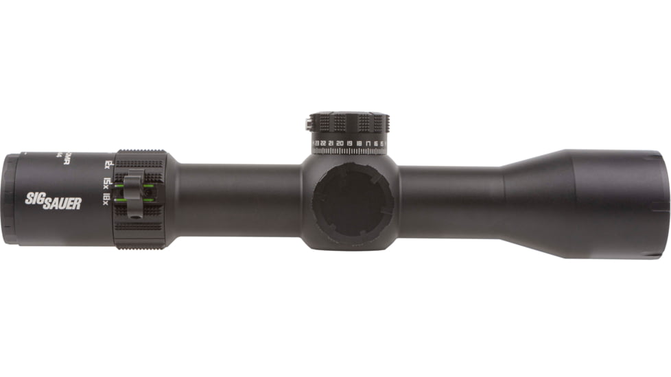 SIG SAUER Tango-DMR Rifle Scope, 3-18x44mm, 34mm Tube, First Focal Plane FFP, Moa Dev-L 2.0 Illum Reticle, Side Focus, 0.25 Moa Adj, Black, SOTD63113