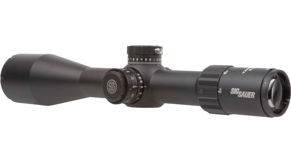 SIG SAUER Tango-DMR Rifle Scope, 5-30x56mm, 34mm Tube, First Focal Plane FFP, Moa Milling 2.0 Illum Reticle, Side Focus, 0.25 Moa Adj, Black, SOTD65113