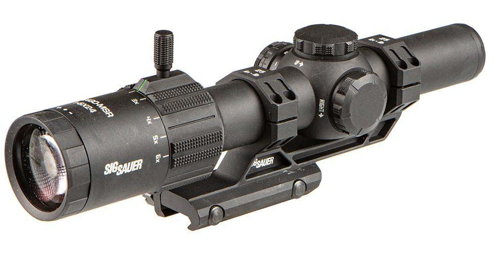 SIG SAUER Tango MRS 1-6X24mm Rifle Scope, 30mm Tube, First Focal Plane, Illuminated BDC6, 0.5 MOA, Black, SOTM61002