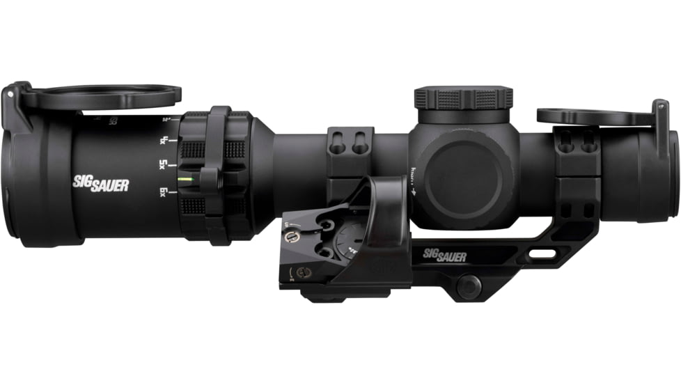 SIG SAUER Tango-MSR Compact 1-6x24mm LPVO 30mm Rifle Scope Combo, Second Focal Plane, Illuminated BDC6, Black, SOTMC61000-R1