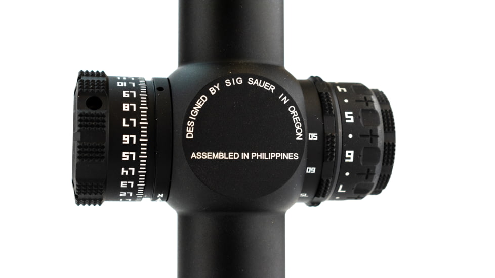 SIG SAUER Tango4 6-24x50mm Rifle Scope 30mm Tube, First Focal Plane, Black, MOA Illuminated Reticle, MOA, SOT46111
