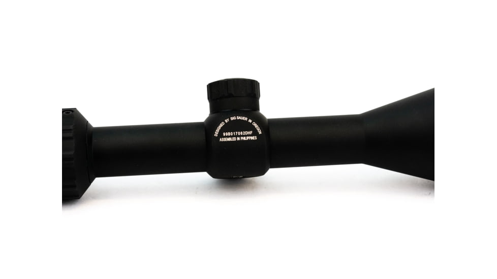 SIG SAUER Whiskey 3 Scope, 4-12X50mm, 1 in, SFP, BDC-1 Quadplex Reticle, 0.25 MOA Adjustable, Black, SOW34203