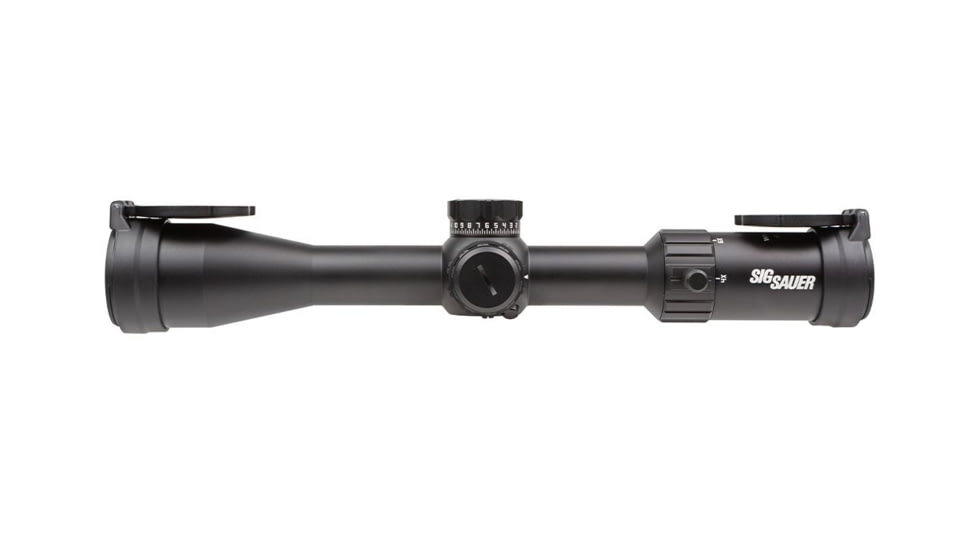 SIG SAUER Whiskey 4 4-16x44mm Rifle Scope, First Focal Plane, MOA Milling Hunter 2.0, Black, 4-16x44MM FFP MOA milling hunter 2.0, SOW44001