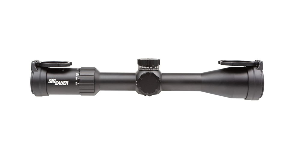SIG SAUER Whiskey 4 4-16x44mm Rifle Scope, First Focal Plane, MOA Milling Hunter 2.0, Black, 4-16x44MM FFP MOA milling hunter 2.0, SOW44001