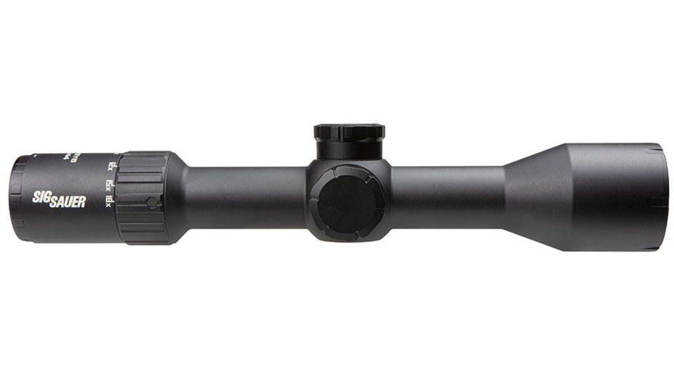 SIG SAUER Whiskey 6 3-18x44mm 30mm Tube Second Focal Plane Rifle Scope, Black, Quadplex, Locking 0.25 MOA, SOW63114