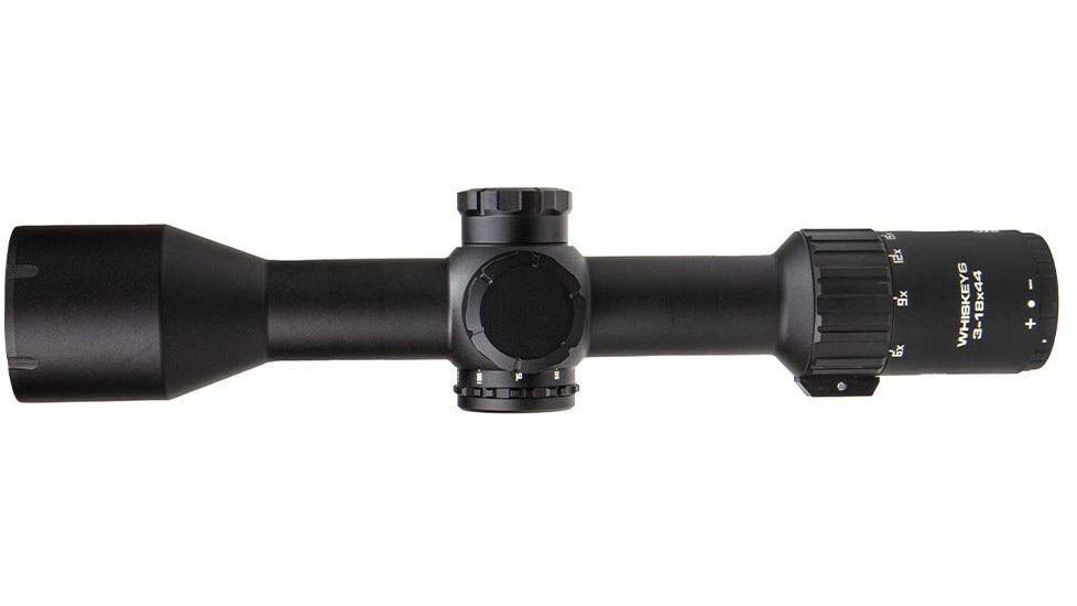 SIG SAUER Whiskey 6 3-18x44mm 30mm Tube Second Focal Plane Rifle Scope, Black, Quadplex, Locking 0.25 MOA, SOW63114