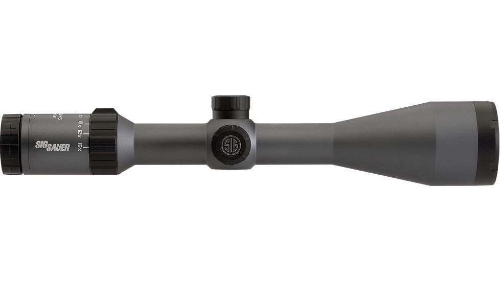 SIG SAUER SOW53006 Whiskey5 3-15x52mm 34.1-6.8ft@100yd Quadplex