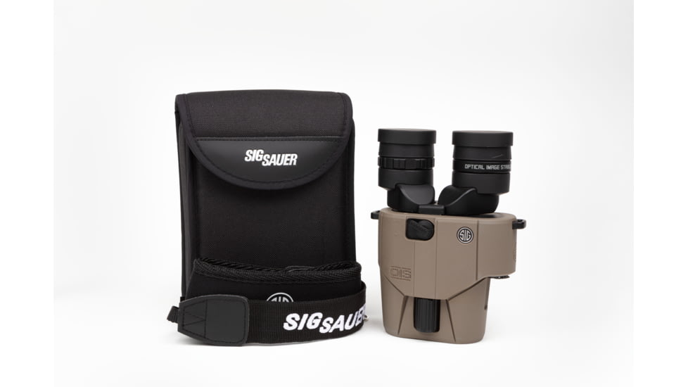 SIG SAUER ZULU6 HDX OIS 10x30mm Schmidt-Pechan Prism Binocular, FDE, SOZ6WP10