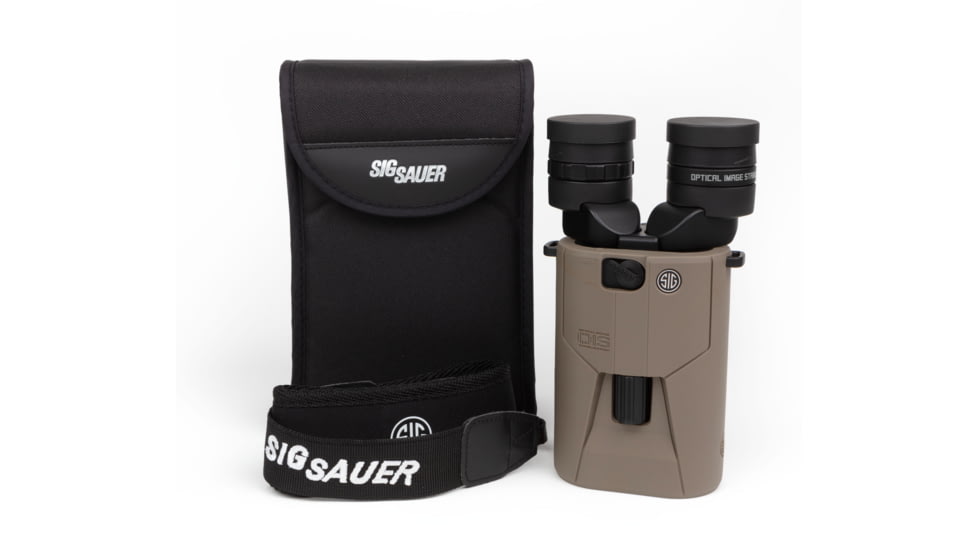 SIG SAUER ZULU6 HDX OIS 20x42mm Schmidt-Pechan Prism Binocular, FDE, SOZ6WP20