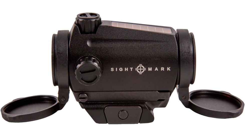 SightMark 1x-28mm Element Mini Solar Red Dot, Red, 3 MOA Dot, 1 MOA, Black, SM26041