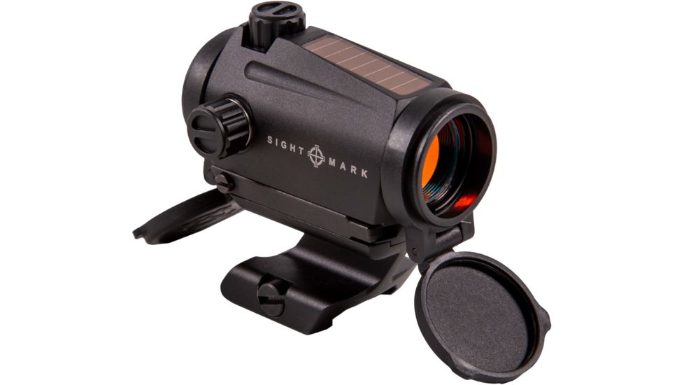 SightMark 1x-28mm Element Mini Solar Red Dot, Red, 3 MOA Dot, 1 MOA, Black, SM26041