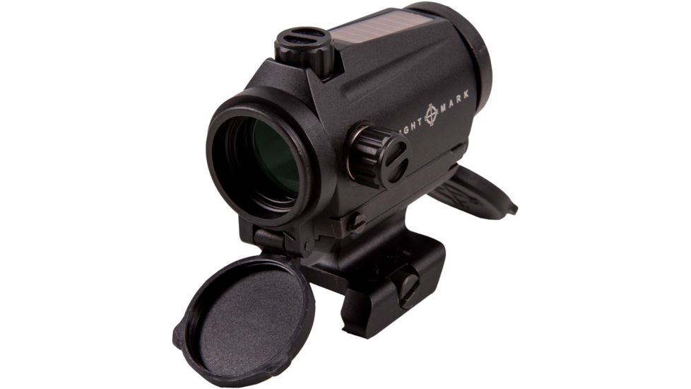 SightMark 1x-28mm Element Mini Solar Red Dot, Red, 3 MOA Dot, 1 MOA, Black, SM26041