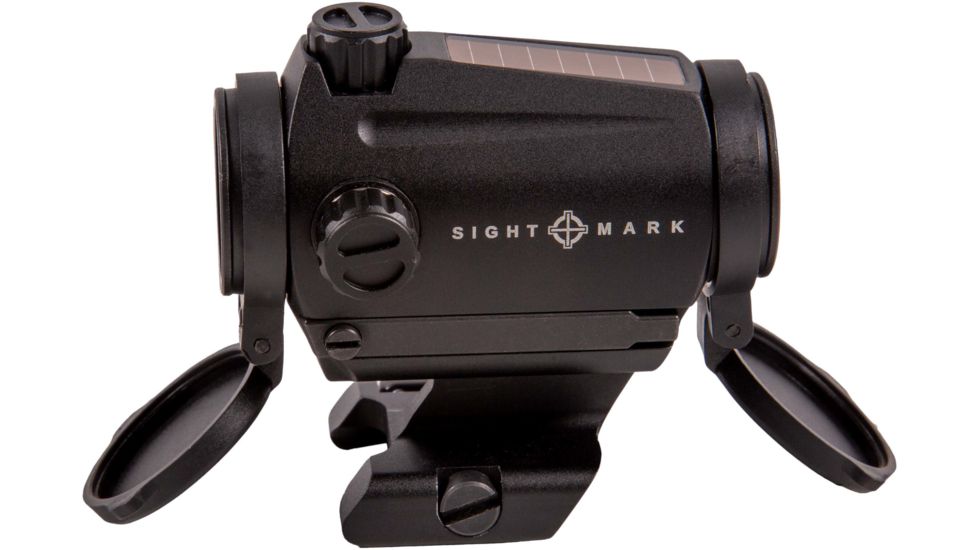 SightMark 1x-28mm Element Mini Solar Red Dot, Red, 3 MOA Dot, 1 MOA, Black, SM26041