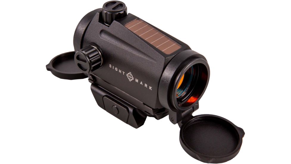 SightMark 1x-28mm Element Mini Solar Red Dot, Red, 3 MOA Dot, 1 MOA, Black, SM26041