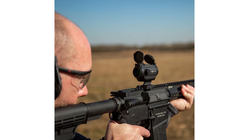 SightMark 1x-28mm Element Mini Solar Red Dot, Red, 3 MOA Dot, 1 MOA, Black, SM26041
