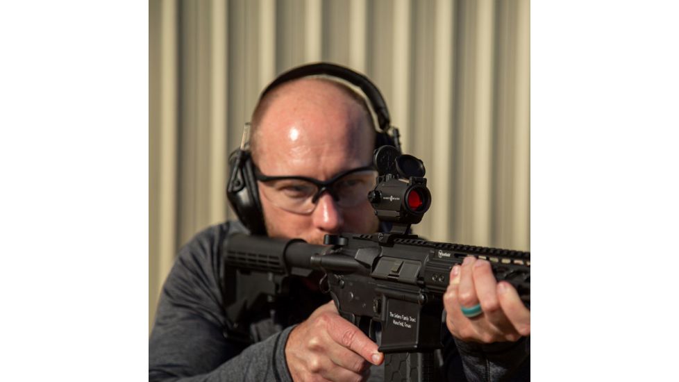 SightMark 1x-28mm Element Mini Solar Red Dot, Red, 3 MOA Dot, 1 MOA, Black, SM26041