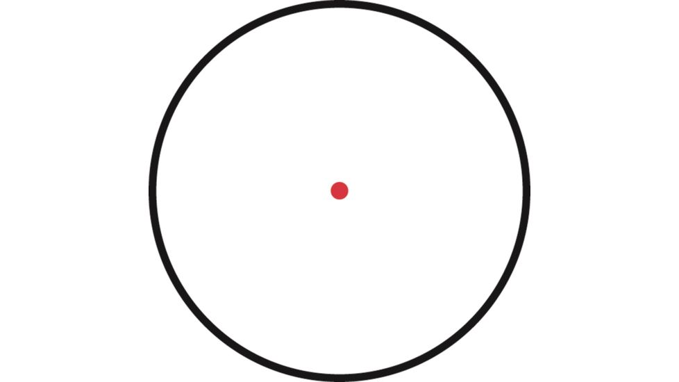 SightMark 1x-28mm Element Mini Solar Red Dot, Red, 3 MOA Dot, 1 MOA, Black, SM26041