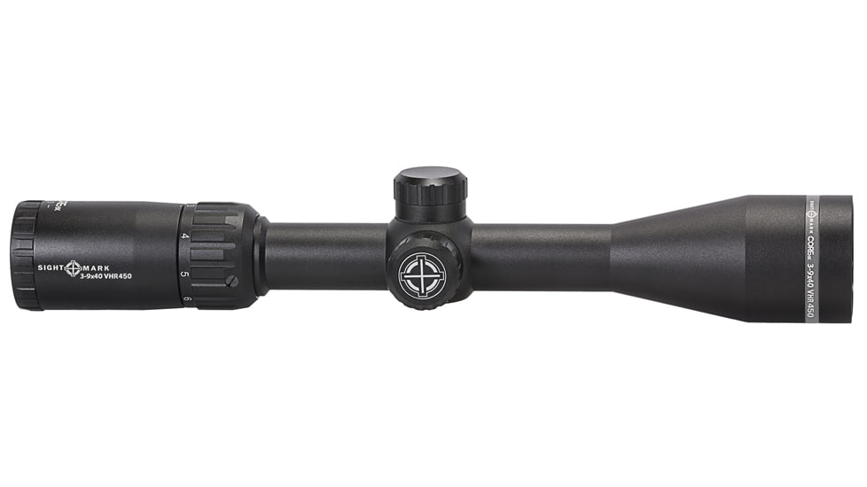 SightMark Core HX 3-9x40VHR Venison Hunter Rifle Scope, 450 Bushmaster Reticle, Black, SM13068VHR-450BM