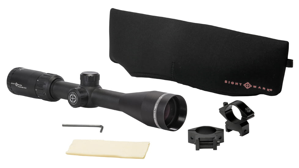 SightMark Core HX 3-9x40VHR Venison Hunter Rifle Scope, 450 Bushmaster Reticle, Black, SM13068VHR-450BM