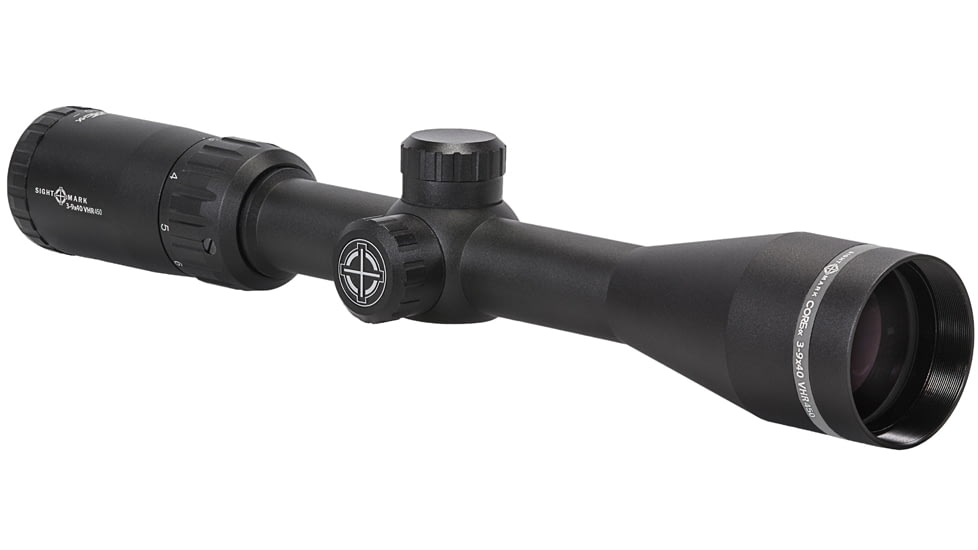 SightMark Core HX 3-9x40VHR Venison Hunter Rifle Scope, 450 Bushmaster Reticle, Black, SM13068VHR-450BM