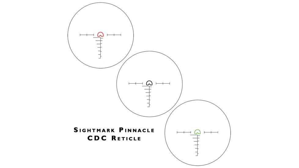 Sightmark Illuminated Red/Green CDC Reticle