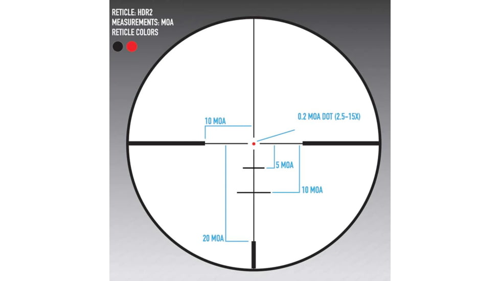 SightMark Presidio 5-30x56mm 30mm Tube Rifle Scope, Second Focal Plane, HDR-2 Reticle, Black, SM13142HDR2