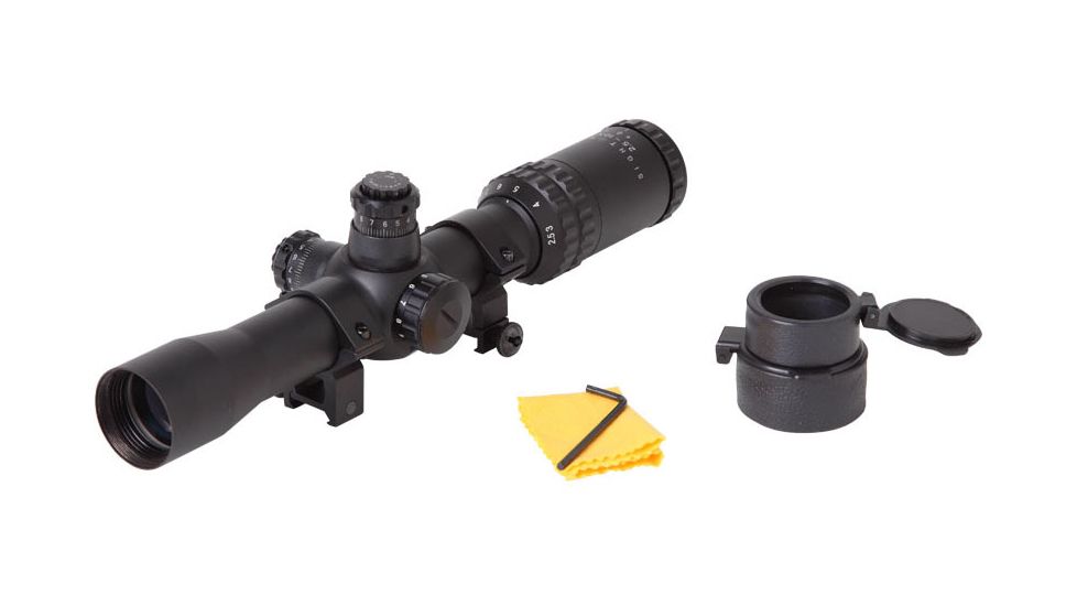 Sightmark Triple Duty 2.5-10x32 Waterproof Rifle Scope, Black, Mil-Dot Dot Reticle SM13022MDD