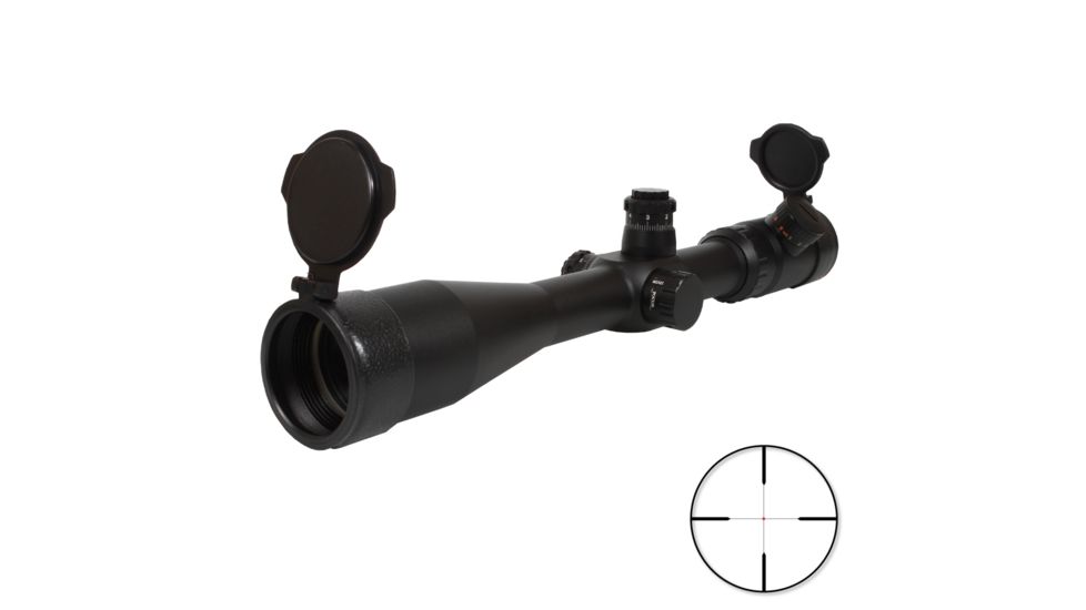 Sightmark Triple Duty 4-16x44 Waterproof Tactical Rifle Scope, Matte Black, Duplex Reticle - SM13017DX