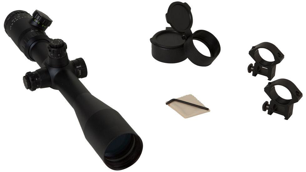 Sightmark Triple Duty 4-16x44 Waterproof Tactical Rifle Scope, Matte Black, MilDot Reticle - SM13017