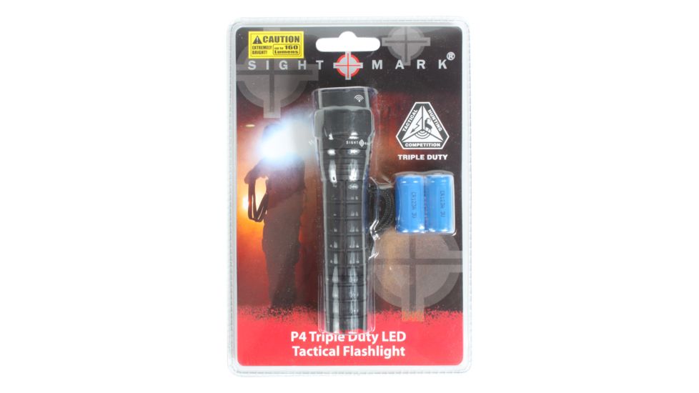 Sightmark Triple Duty LED Tactical Flashlight P4, Black - SM73001