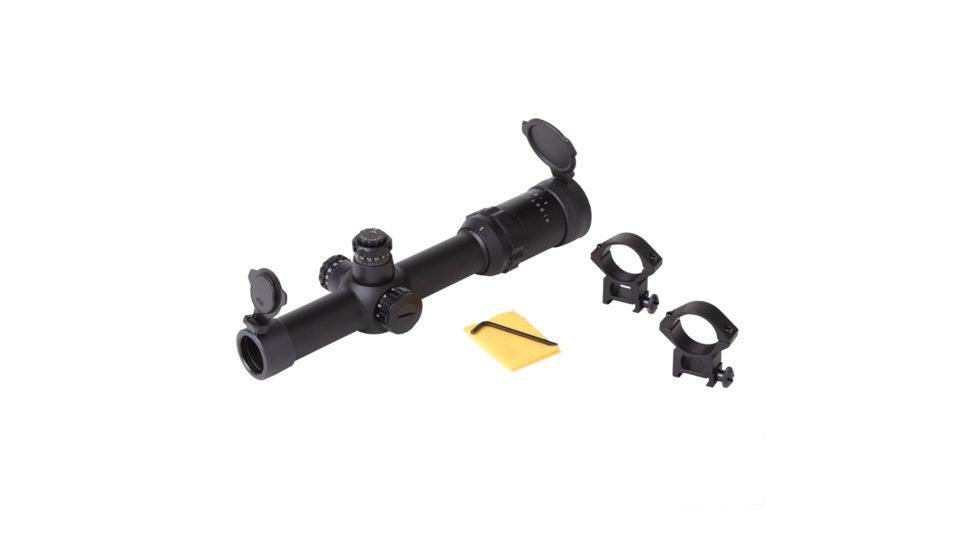Sightmark Triple Duty M4 1-6x24 Rifle Scopes, 30 mm Tube, Second Focal Plane, Circle Dot Duplex Reticle, Black, SM13021CD