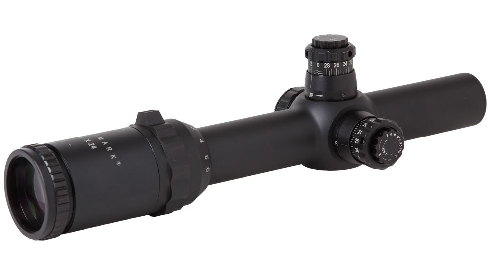 Sightmark Triple Duty M4 1-6x24 Rifle Scopes, 30 mm Tube, Second Focal Plane, Illuminated Red Circle Dot Duplex Reticle, Black, SM13021CDX