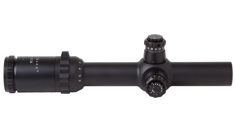 Sightmark Triple Duty M4 1-6x24 Rifle Scopes, 30 mm Tube, Second Focal Plane, Illuminated Red Circle Dot Duplex Reticle, Black, SM13021CDX